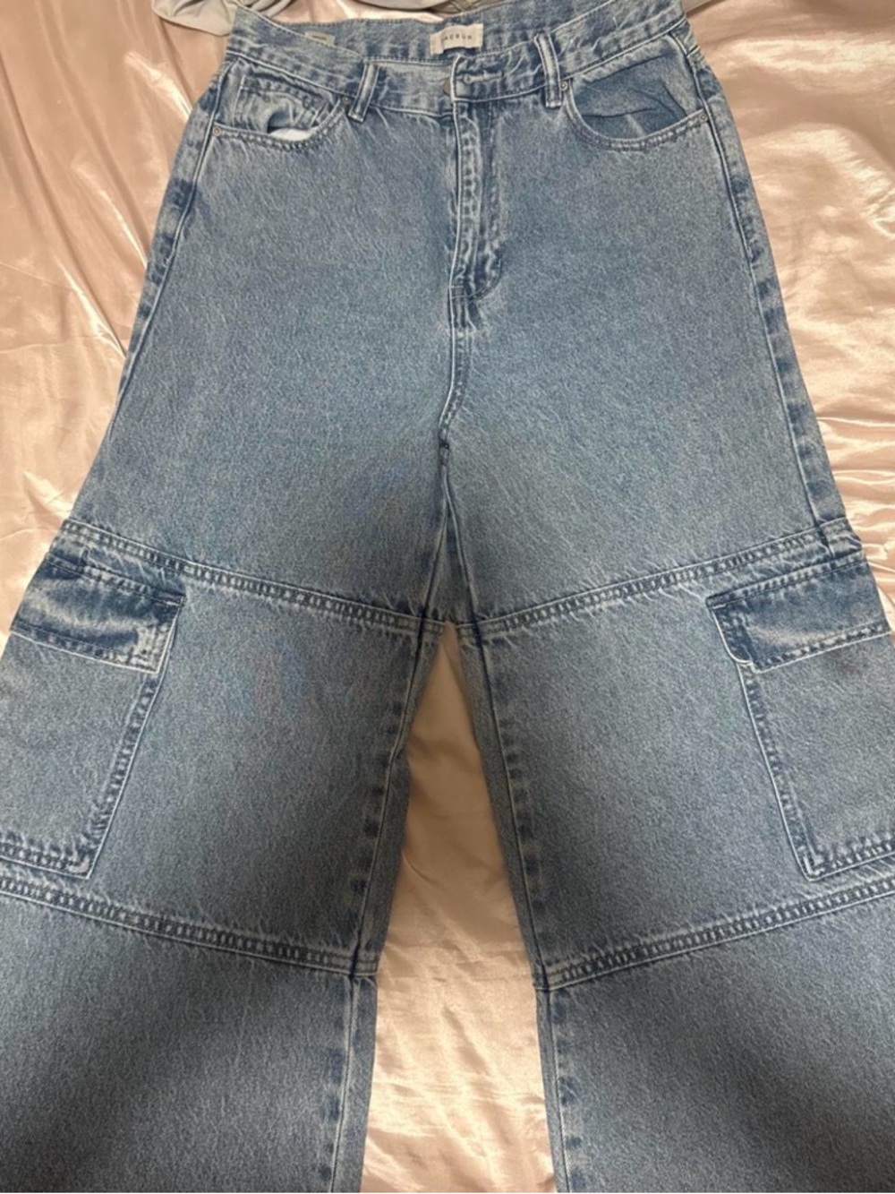 PacSun Light Blue Wide Leg Flare Jeans
